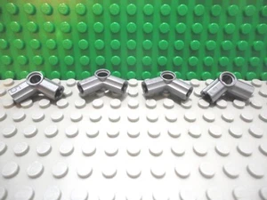 Lego 4 Flat Silver technic axle and pin connector #5 NEW - Picture 1 of 1