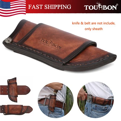 TOURBON Mini Folding Pocket Knife Sheath Horizontal/Vertical Carry Belt Holster - Image 1 of 4
