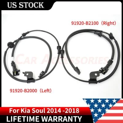 Sensor de velocidad de rueda ABS trasero derecho e izquierdo para Kia Soul 15-19 Kia Soul EV 14-19 Foto 1 de 4