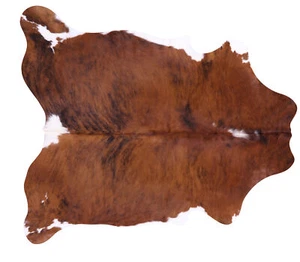 Tappeto in pelle bovina naturale 6' 4"" X 5' 9"" - C2341 - Foto 1 di 6