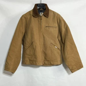 Vintage Carhartt Blanket Lined Brown Detroit Jacket Made in the Usa Sz 44 - Picture 1 of 11