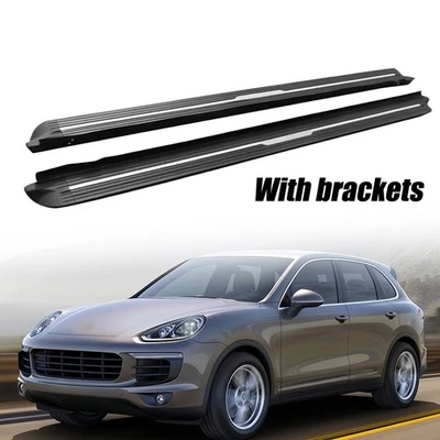 2 piezas estriberas aptas para Porsche Cayenne 2011-2018 barras Nerf escalón lateral Foto 1 de 4