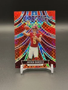 Panini Rookies & Stars Airborne Silver 2024 #A-JDS Jayden Daniels - Red Plaid RC - Imagen 1 de 2