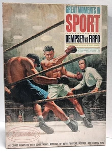 DEMPSEY VS FIRPO GREAT MOMENTS IN SPORT AURORA MODEL KIT SEALED COMPLETE VINTAGE - Picture 1 of 12