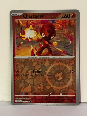 Charcadet - Reverse Holo 039/198 SV01: Scarlet & Violet Base Set NM Pokemon Fast - Image 1 of 2