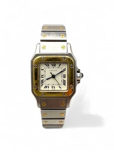 Cartier Santos Lady In Oro E Acciaio Automatico Ref. 0902 24 MM Con Scatola - Imagen 1 de 16
