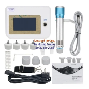 V100 Tragbares Stoßwellengerät Therapiegerät ED Schmerzlinderung Körpermassagegerät # - Bild 1 von 8