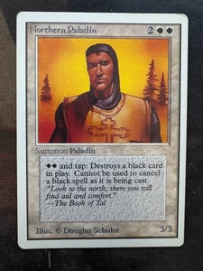 *** UNLIMITED Northern Paladin *** LP Light Play - DUTY FREE - Vintage MtG Magic - Bild 1 von 2