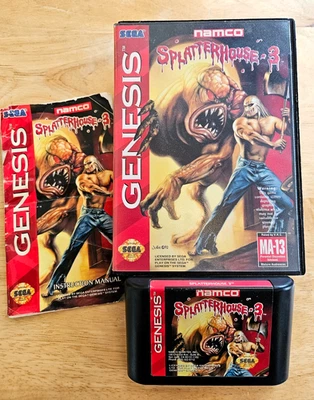 Sega Genesis (CIB) - Splatterhouse 3 - Videojuego Nacmo COMPLETO, Caja y Manual Foto 1 de 4