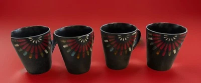 Juego de 4 tazas vintage American Atelier Stellata Foto 1 de 4