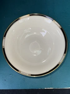 Lenox Hancock Presidential Gold Trim 10" RoundVegetable Serving Bowl 3" Tall - Picture 1 of 13