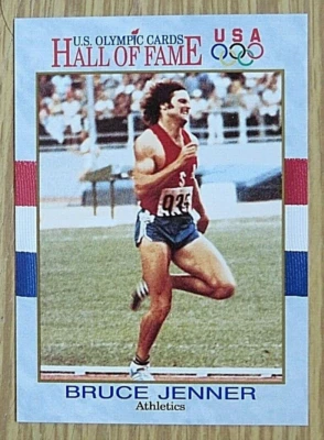 25x BRUCE JENNER - LIBERAÇÃO DO DEALER ~ CARTÃO OLÍMPICO HOF # 33 - 1976 DECATHLON - Imagem 1 de 2