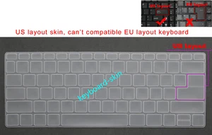 US Keyboard Skin Cover for Acer A314-23M A314-23P,A314-36P -36M A514-55 A514-56 - Picture 1 of 7