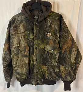 Bass Pro Redhead Advantage Camouflage Insulated Jacket with Hood Size XL - Picture 1 of 13