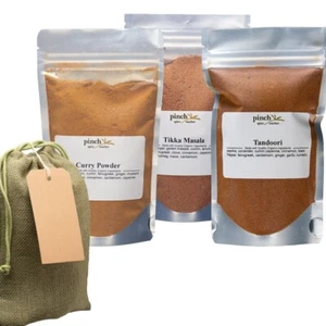 Indian Masala Bundle (3-Pack) | Organic Curry Powder, Tikka Masala & Tandoori - Picture 1 of 10