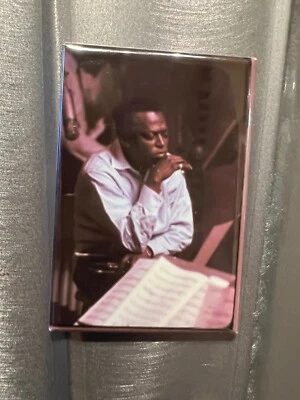 MILES DAVIS Jazz Trumpet Genius  Photo Portrait MAGNET 2x3" Refrigerator Locker - image 1 of 3