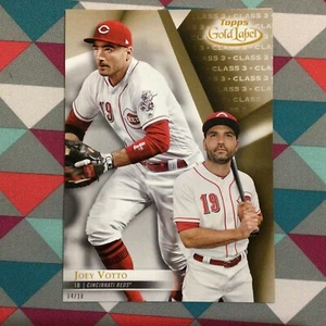Joey Votto #35 Reds Class 3 Version 04/10 made 2018 Topps Gold Label 5x7 - Bild 1 von 2