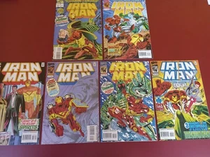 Iron Man Lot: #311, 313-317 (1994-95) - 6 Marvel Comics - VF or FN - Force Works - Picture 1 of 2