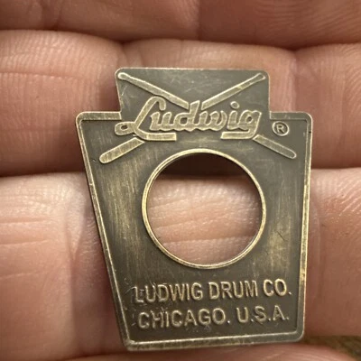 Extreme Age -Ludwig Keystone Drum Badge - Repro - Image 1 of 4