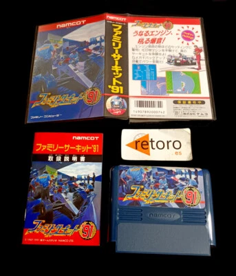 FAMILY CIRCUIT 91 NINTENDO NES famicom JAP Complete Namcot - Imagen 1 de 3