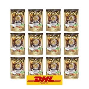12x Luxica GOLD Herbal Coffee 35in1 Multivitamin Antioxidant Fat Free No Sugar - Picture 1 of 9