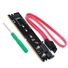 DDR Memory Card Slot to M.2 SSD B-Key Adapters Board for DDR2,DDR3,DDR4