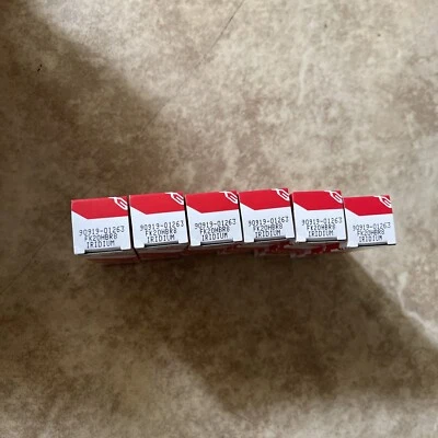 GENUINE TOYOTA LEXUS SPARK PLUGS SET OF 6 TACOMA, CAMRY, RX, ES, OEM 90919-01263 - Image 1 of 2