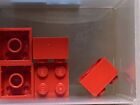 LEGO Parts - Red Brick 2 x 2 - No 3003 - QTY 5