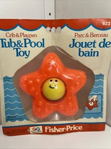 Vintage Fisher Price 623 Tub & Pool Toy Crib & Playpen Starfish unopened NOS - Bild 1 von 15