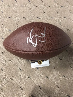 BRIAN URLACHER SIGNED Replica DUKE OFFICIAL FOOTBALL COA HOLOGRAM BEARS HOF - Image 1 of 3