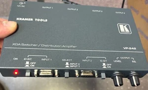 Kramer VP-242 2x1:4 Computer Graphics Video XGA Switcher Distribution Amp - Picture 1 of 7