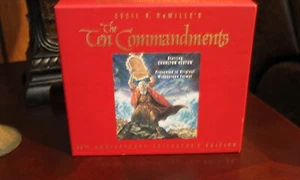 The Ten Commandments 35th Anniversary Collectors Edition VHS Box Set - Foto 1 di 6
