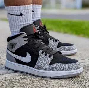 Air Jordan 1 Mid SE "Elephant Toe" - Men's Size 9.5, 10 & 11 - Picture 1 of 24