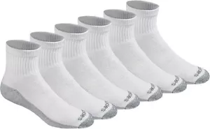 Dickies Men's Moisture Control Socks 6 Pairs - Dri-Tech, Cushioned, Breathable.. - Picture 1 of 12