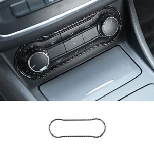 Console AC Button Control Frame Decor For Benz GLA CLA 2013-19 Real Carbon Fiber - Bild 1 von 10