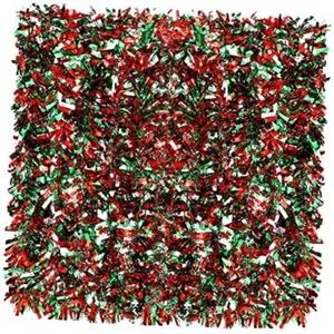 59 Feet Christmas Tinsel Garland Xmas Tree Decorations Silver, Red, Green - Picture 1 of 7