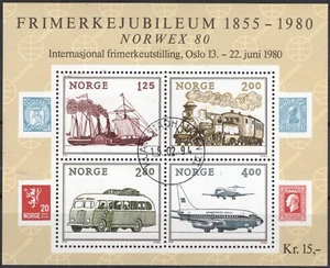 Noruega 1980 2038, NK 865-68, Norwex 80 III BL 3, canc. Ojos de castaño (ØF) - Imagen 1 de 1
