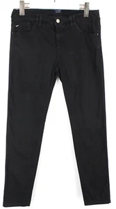 Pantalón vaquero Armani Orchid para mujer W29 Slim Fit cremallera Fly negro - Imagen 1 de 13