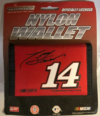 NASCAR Tony Stewart #14 Stewart-Haas Racing Trifold Signature Nylon Wallet Cover