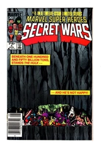 SECRET WARS 4 (VF- 7.5) NEWSSTAND VARIANT / 1st APPEARANCE ZSAJI / 1984 COPPER * - Picture 1 of 2