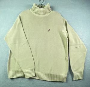 Vintage Marlboro Classics Sweater Mens Large Tan \Country Outdoors Turtleneck - Picture 1 of 12