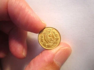 HIGH GRADE 1868 DENMARK 1/2 SKILLING - Picture 1 of 2