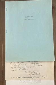 Gene Fowler “The Finest Hour” To Actress Ina Claire Signed Inscribed W/Letter - Picture 1 of 17