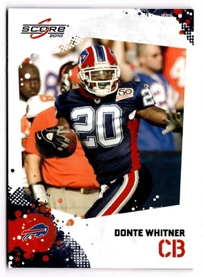 2010 Score - #29 Donte Whitner Buffalo Bills  - Image 1 of 2
