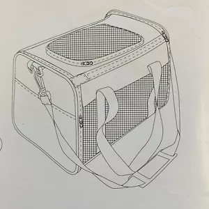 Bolso de viaje WDM portador de mascotas perros gatos lado suave cómodo estuche de viaje aprobado por aerolínea - Imagen 1 de 3