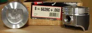Hi-Tech 6639C+.060 Set of 8 Pistons fits 307 GM - Picture 1 of 1
