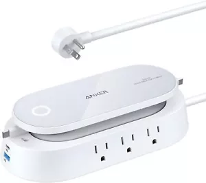 Anker 647 Charging Station (100W)10-in-1 Power Strip with 6 AC 1 USB-A, 1 USB-C - Picture 1 of 6