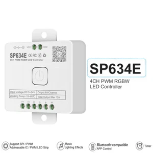 SP631E-SP635E 2.4G PWM LED contorller Music Voice control RGB RGBW LED strip - Picture 1 of 25