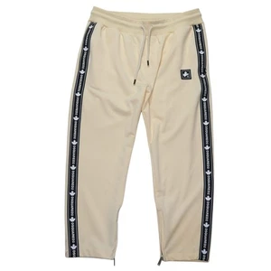 Dsquared2 Jogger Sweat Pants Men’s Size 2XL Ankle Zip Cream / Light Yellow - Picture 1 of 10