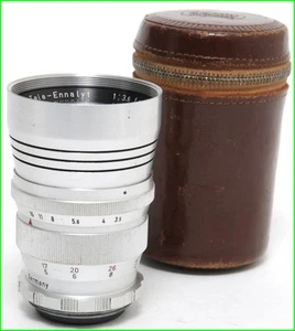 Enna Munich Tele-Ennalyt 3.5/13.5cm red C lens NOTTESTED - Picture 1 of 5